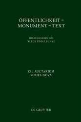 Book cover of Öffentlichkeit - Monument - Text by Werner Eck