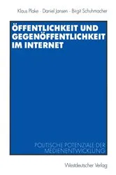 Book cover of Öffentlichkeit und Gegenöffentlichkeit im Internet by Klaus Plake