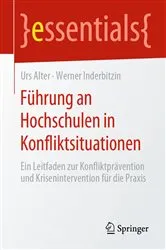 Book cover of Führung an Hochschulen in Konfliktsituationen by Urs Alter