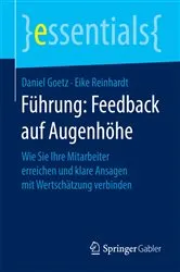 Book cover of Führung: Feedback auf Augenhöhe by Daniel Goetz