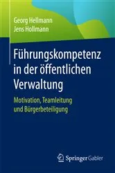 Book cover of Führungskompetenz in der öffentlichen Verwaltung by Georg Hellmann