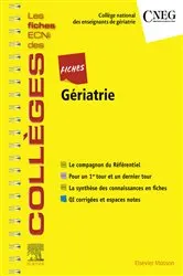 Book cover of Fiches Gériatrie by Collège national des enseignants de gériatrie