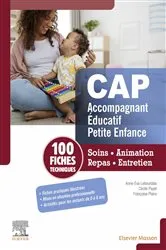 Book cover of Fiches techniques CAP Accompagnant éducatif petite enfance by Anne-Eva Lebourdais