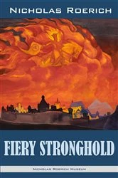 Book cover of Fiery Stronghold by Nicholas Roerich