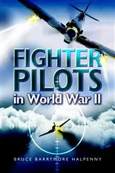 Book cover of Fighter Pilots in World War II by Bruce Barrymore Halpenny