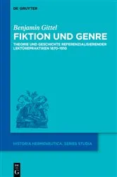 Book cover of Fiktion und Genre by Benjamin Gittel