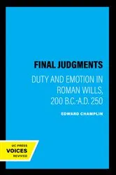 Book cover of Final Judgments by Edward Champlin