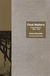 Book cover of Final Matters by Szilárd Borbély
