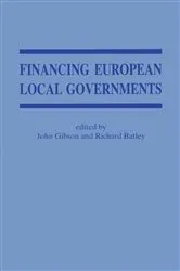 Book cover of Financing European Local Government by Richard Batley