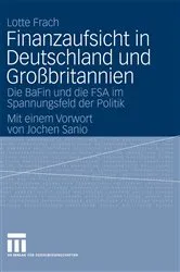Book cover of Finanzaufsicht in Deutschland und Großbritannien by Lotte Frach