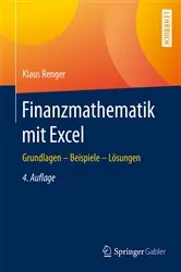 Book cover of Finanzmathematik mit Excel (4th ed.) by Klaus Renger