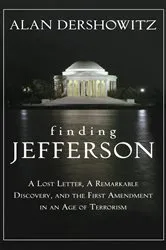 Book cover of Finding Jefferson by Alan Dershowitz