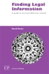 Book cover of Finding Legal Information by Unknown