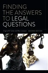 Book cover of Finding the Answers to Legal Questions by Virginia M. Tucker