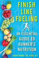 Book cover of Finish Line Fueling by Jackie Dikos