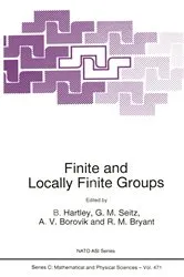 Book cover of Finite and Locally Finite Groups by B. Hartley
