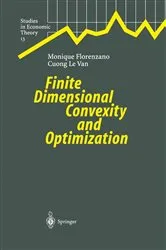 Book cover of Finite Dimensional Convexity and Optimization by P. Gourdel