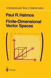 Book cover of Finite-Dimensional Vector Spaces by P.R. Halmos