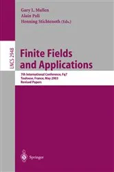 Book cover of Finite Fields and Applications by Gary L. Mullen