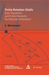 Book cover of Finite Rotation Shells by K. Wisniewski