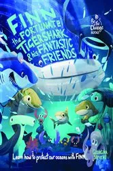 Book cover of Finn the Fortunate Tiger Shark and His Fantastic Friends (2nd ed.) by Georgina Stevens