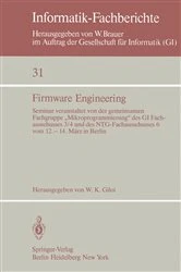 Book cover of Firmware Engineering by W. K. Giloi