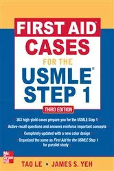 Book cover of First Aid Cases for the USMLE Step 1, Third Edition (3rd ed.) by Tao Le