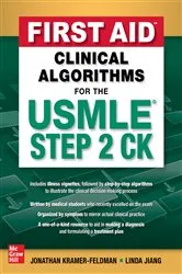 Book cover of First Aid Clinical Algorithms for the USMLE Step 2 CK by Jonathan Kramer-Feldman