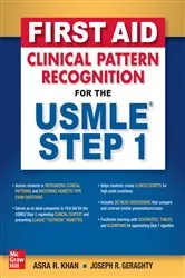 Book cover of First Aid Clinical Pattern Recognition for the USMLE Step 1 by Asra R. Khan