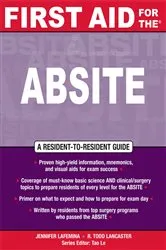 Book cover of First Aid for the® ABSITE by Jennifer LaFemina