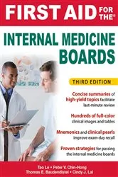 Book cover of First Aid for the Internal Medicine Boards, 3rd Edition (3rd ed.) by Unknown