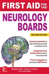 Book cover of First Aid for the Neurology Boards, 2nd Edition (2nd ed.) by Michael S. Rafii