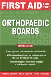Book cover of First Aid for the Orthopaedic Boards, Second Edition (2nd ed.) by Robert A. Malinzak