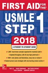 Book cover of First Aid for the USMLE Step 1 2018, 28th Edition (28th ed.) by Tao Le