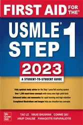 Book cover of First Aid for the USMLE Step 1 2023 (33rd ed.) by Tao Le