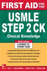 Book cover of First Aid for the USMLE Step 2 CK, Ninth Edition (9th ed.) by Tao Le