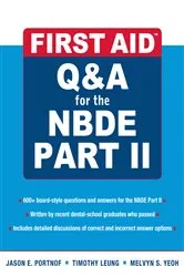 Book cover of First Aid Q&A for the NBDE Part II by Jason E. Portnof