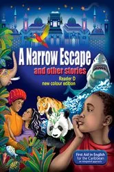 Book cover of First Aid Reader D: A Narrow Escape and other stories by Unknown