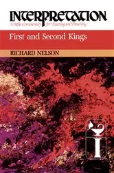 Book cover of First and Second Kings by Richard D. Nelson