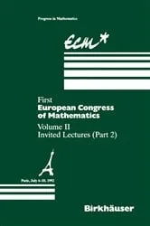 Book cover of First European Congress of Mathematics Paris, July 6–10, 1992 by Anthony Joseph