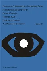 Book cover of First International Congress on Cataract Surgery Florence, 1978 by J. François