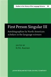 Book cover of First Person Singular III by Unknown