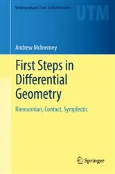 Book cover of First Steps in Differential Geometry by Andrew McInerney