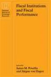 Book cover of Fiscal Institutions and Fiscal Performance by James M. Poterba