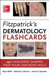 Book cover of Fitzpatricks Dermatology Flash Cards by Klaus Wolff