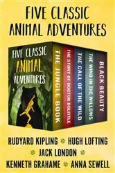 Book cover of Five Classic Animal Adventures by Rudyard Kipling