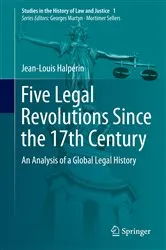Book cover of Five Legal Revolutions Since the 17th Century by Unknown