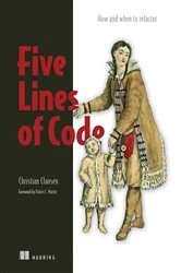 Book cover of Five Lines of Code by Christian Clausen