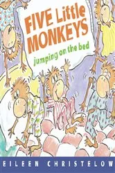 Book cover of Five Little Monkeys Jumping on the Bed by Eileen Christelow