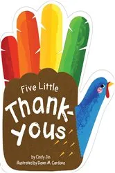 Book cover of Five Little Thank-Yous by Cindy Jin